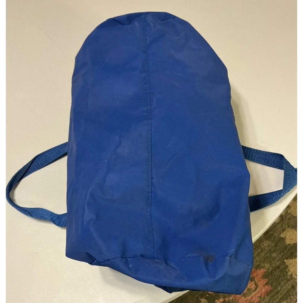 VTG‎ 90s Disney DuckTales Blue Nylon Duffle Bag Scrooge McDuck Huey Dewey Louie